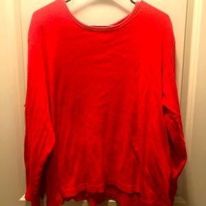 Long sleeve red Christmas shirt